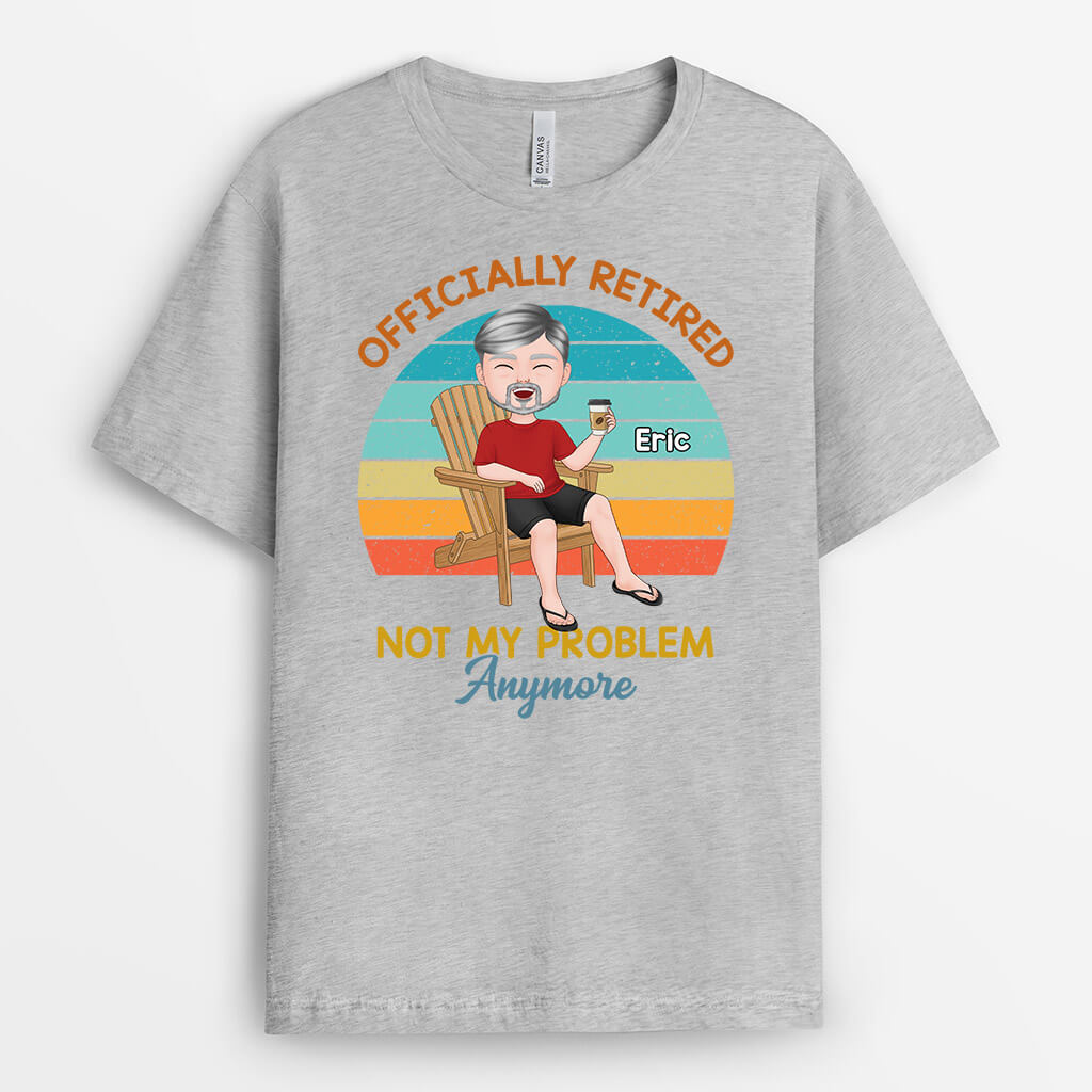 Personalized Not My Problem Anymore T-Shirt