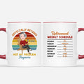Personalized Retirement Weekly Schedule Mug