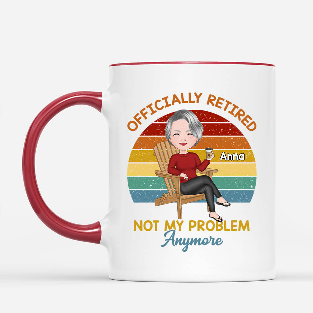 Personalized Retirement Weekly Schedule Mug