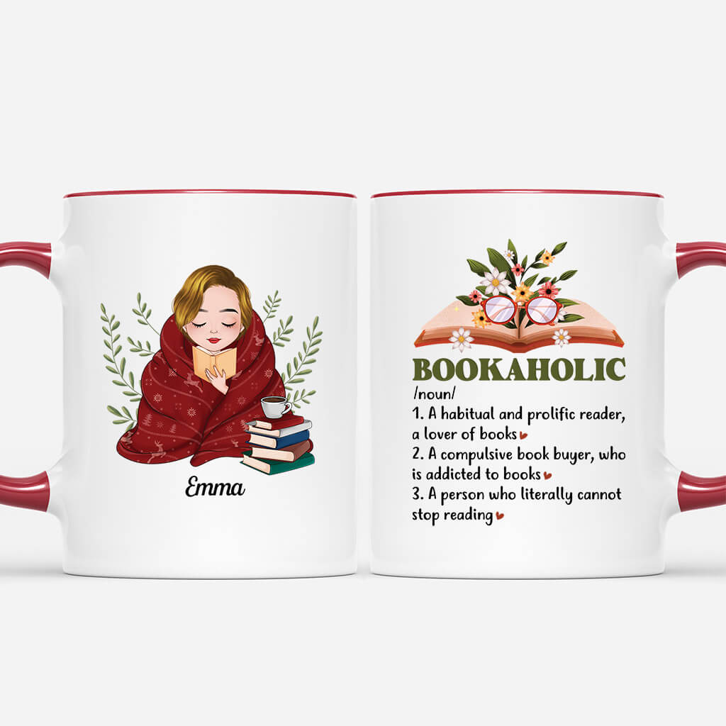 Personalized Bookaholic Mug