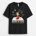 Personalized Book Is Life T-shirt