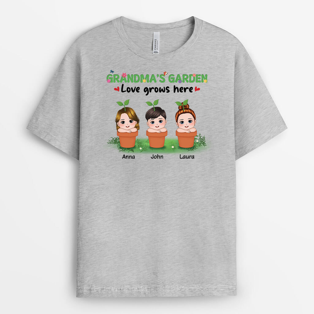 Personalized Mommy's Garden T-shirt
