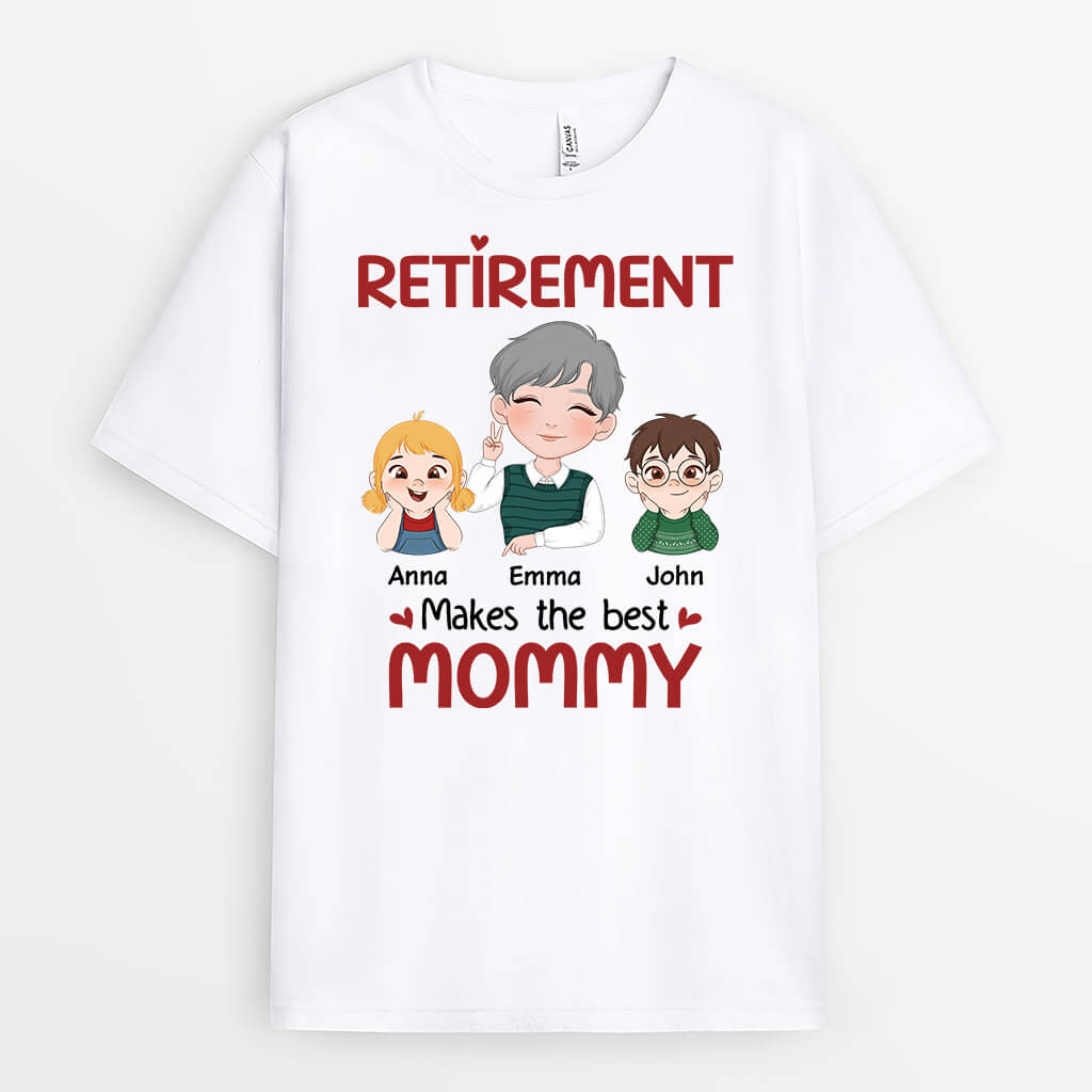 Personalized Retirement Makes The Best Grandma T-shirt