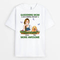 Awesome Gardening Dog Mom Shirt - Personalized Dog Clothes for People