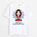 Personalized Just A Woman Who Loves Yoga T-shirt
