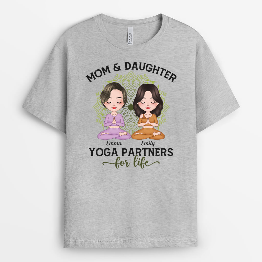 Personalized Yoga Partners For Life T-shirt