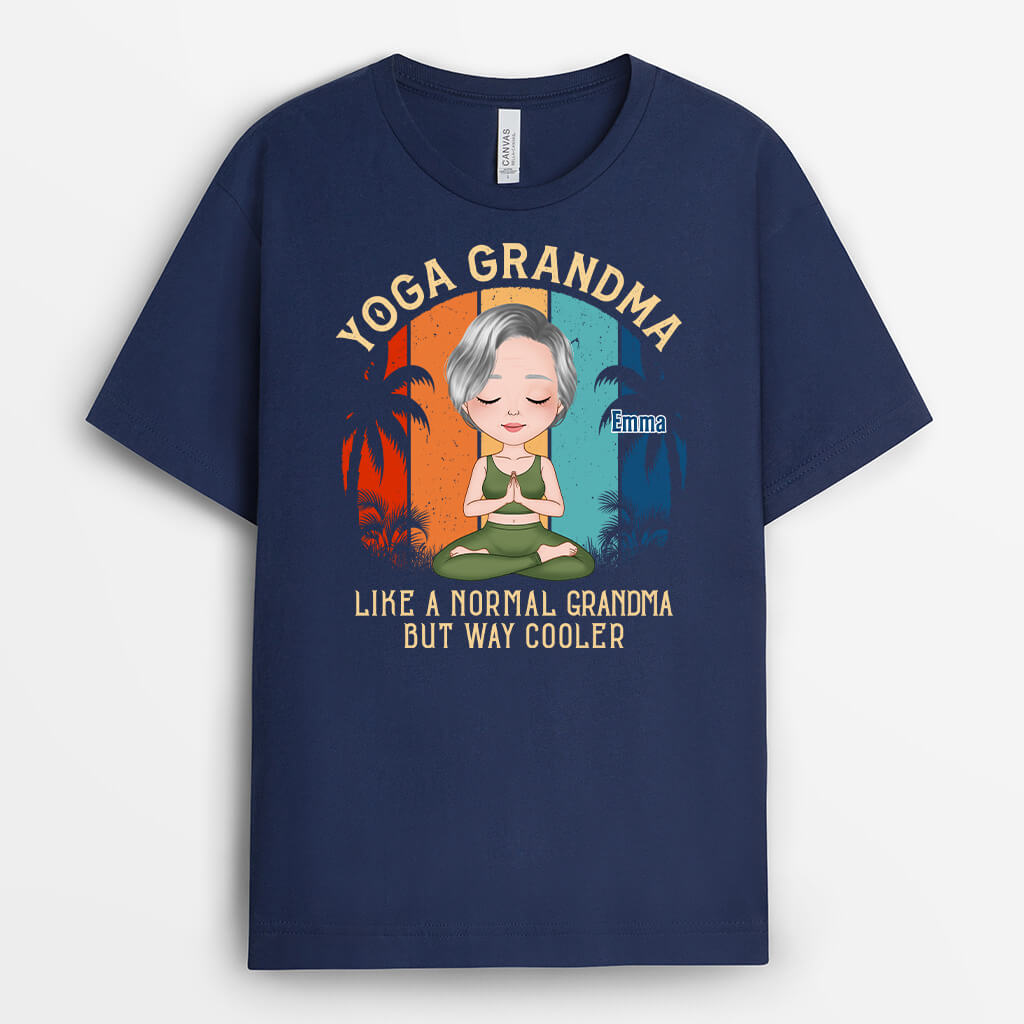 Personalized Yoga Mom T-shirt
