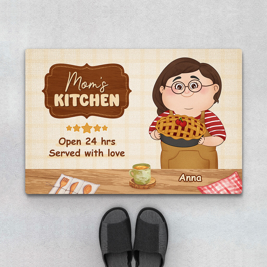 Personalized Mom's Kitchen Doormat