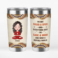 Personalized I'm Not Sugar & Spice I'm Sage & Hood Tumbler