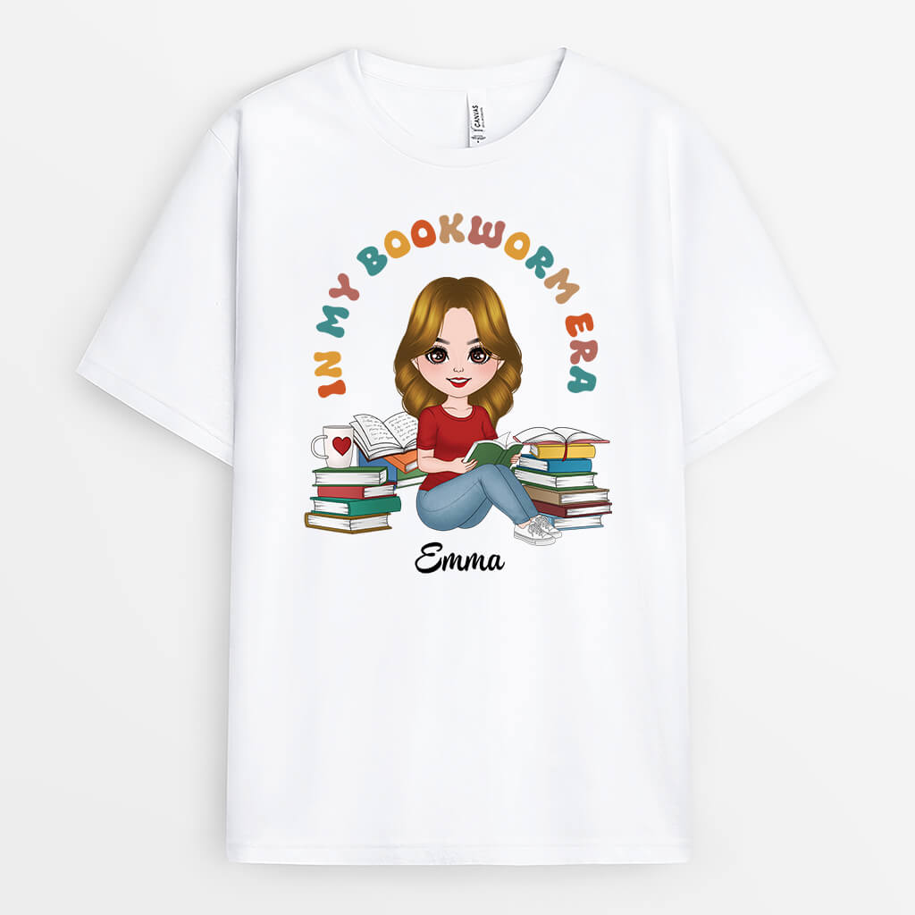 Personalized In My Bookworm Era T-shirt