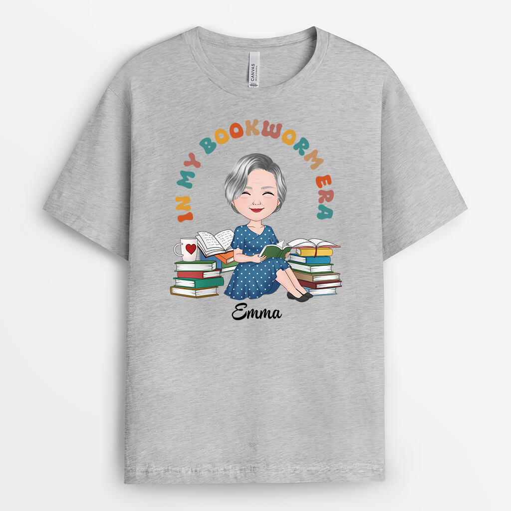 Personalized In My Bookworm Era T-shirt