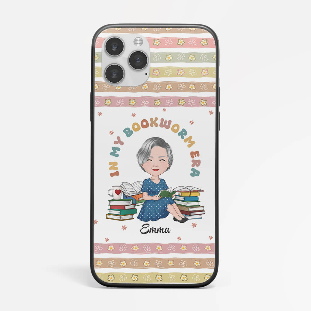 Personalized In My Bookworm Era Phone Case
