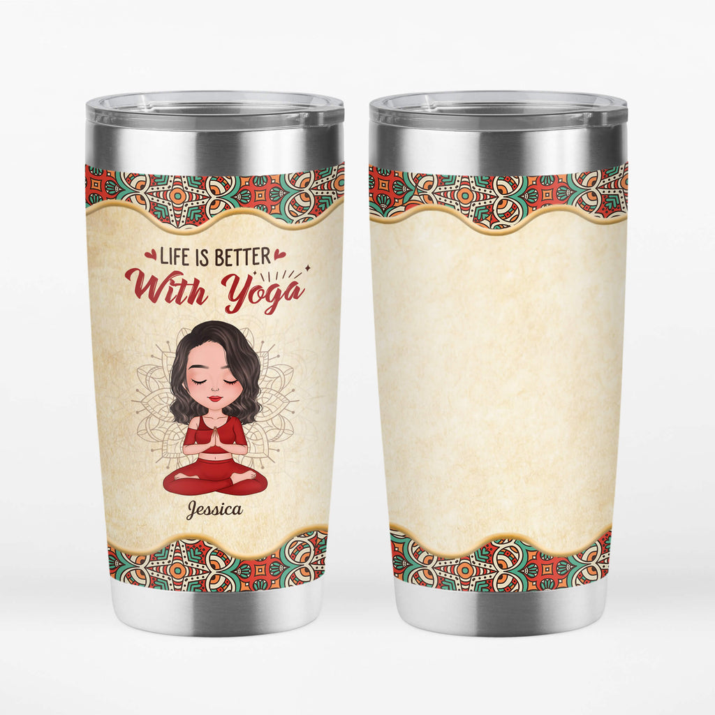 Personalized Life Is Better With Yoga Tumbler