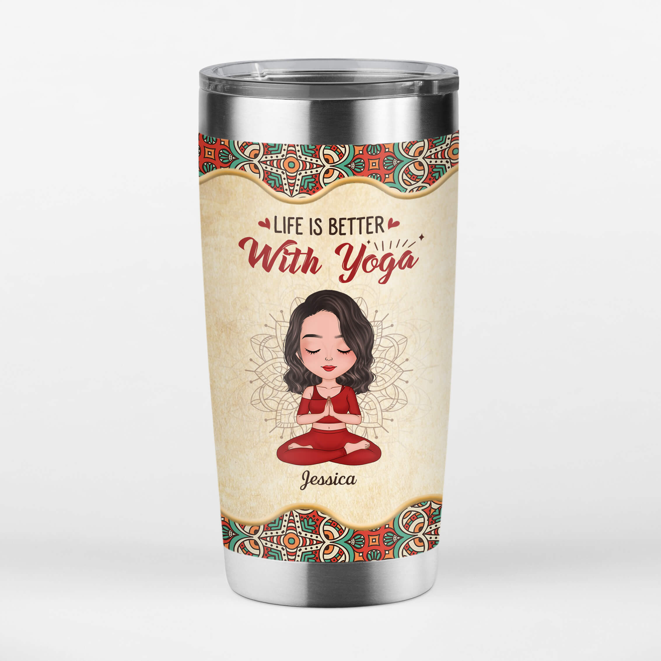 Personalized Life Is Better With Yoga Tumbler