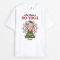 Personalized Hot Moms Do Yoga T-shirt