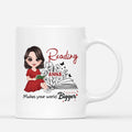 Personalized Reading Makes Your World Bigger Mug
