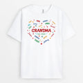 Personalized GrandKids Love Grandma T-shirt