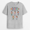 This Grandma Belongs To Shirt with Faces - Custom Grandma Gifts
