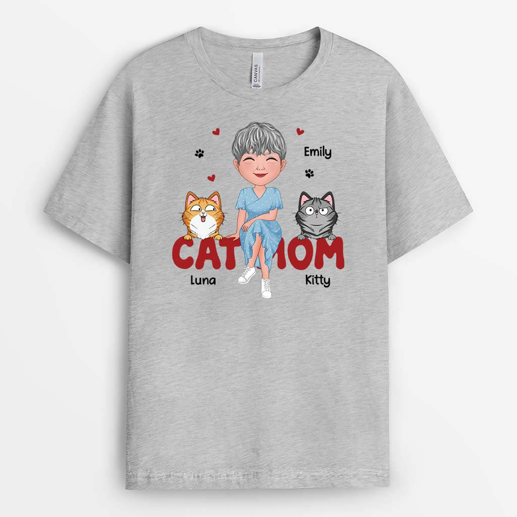 Custom Cat Shirts for Humans - Personalized Cat Mom Gifts