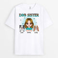 Watercolor Dog Mom T-shirt - Personalized Dog Apparel for Humans