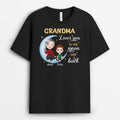 Personalized Grandma Loves You To The Moon And Back T-shirt