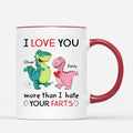 Personalized Funny Gifts - Matching Mugs for Couples
