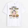 Crazy Dog Mom T-shirt - Custom Dog Outfits for Humans