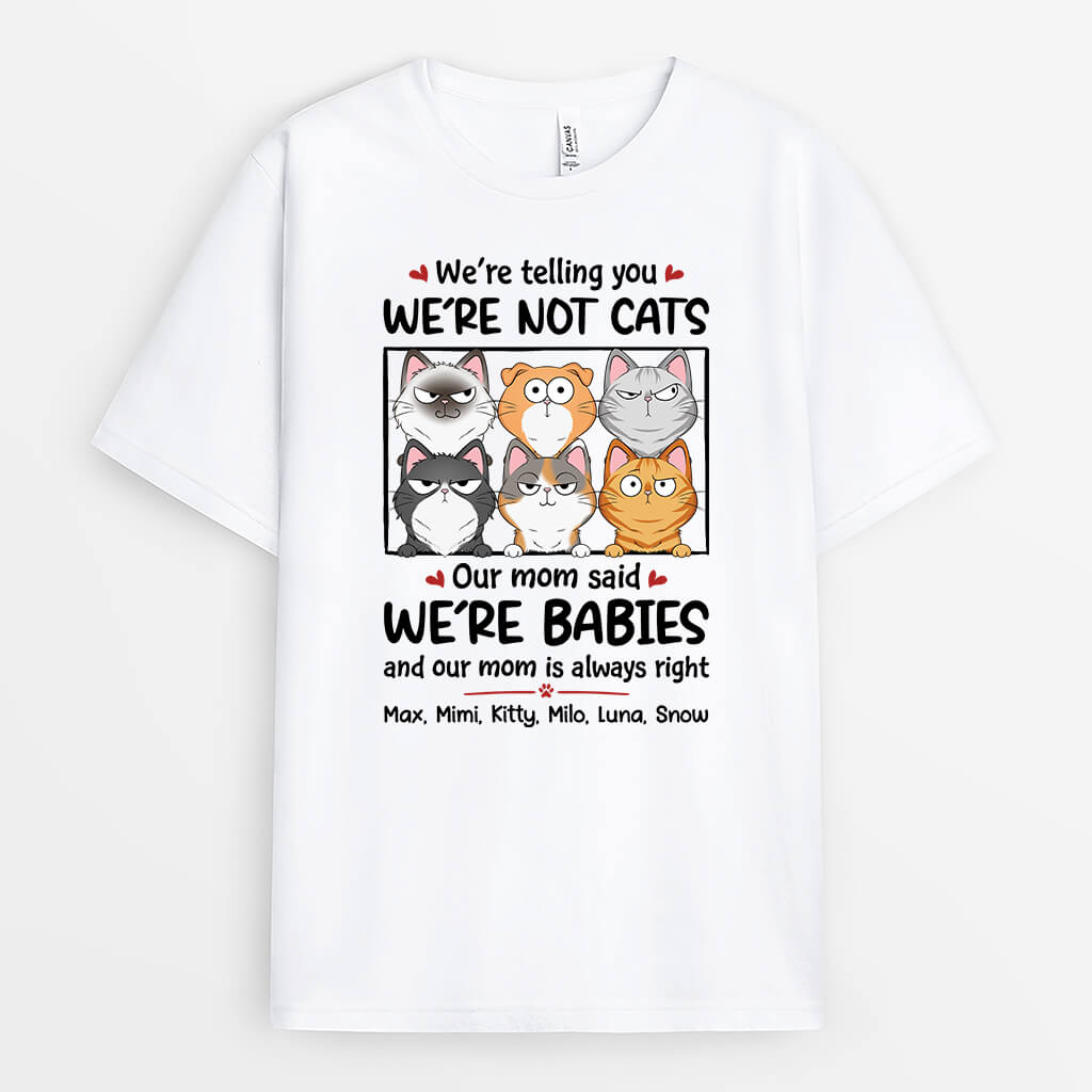 Personalized Cat Shirts - Funny Cat Gifts for Cat Lovers