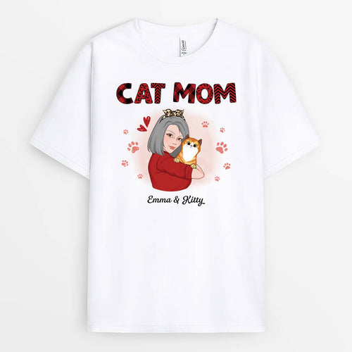 Custom Cat Shirts for Humans - Personalized Gifts for Cat Moms