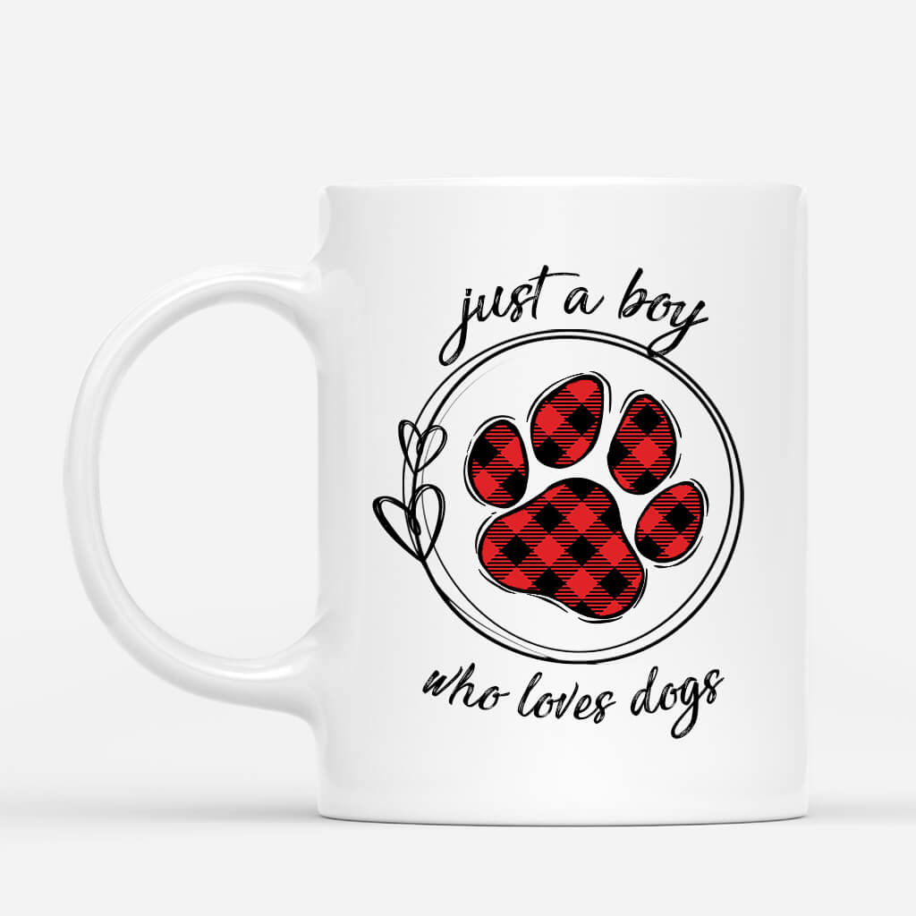 Just A Woman/Man Who Loves Dogs - Personalized Mug With Dog - Dog Ceramic Mug