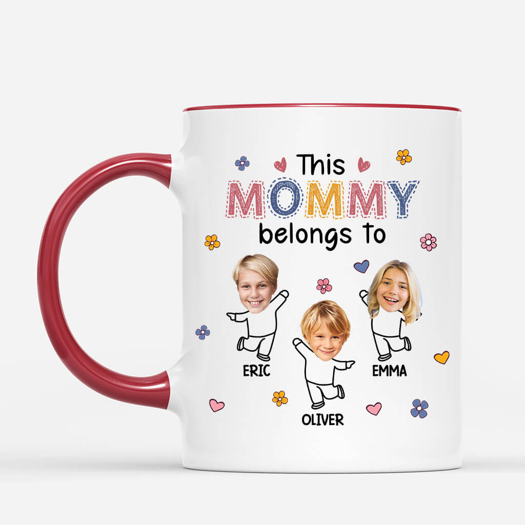 Personalized This Cute Daddy Belongs To Mug