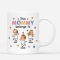 Personalized This Cute Mommy Belongs To Mug