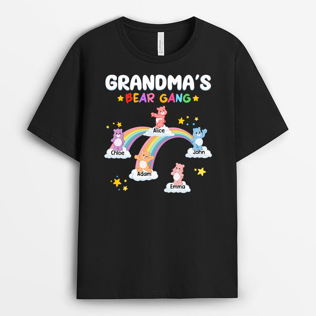 Personalized Daddy's/Grandpa's Bear Gang T-shirt