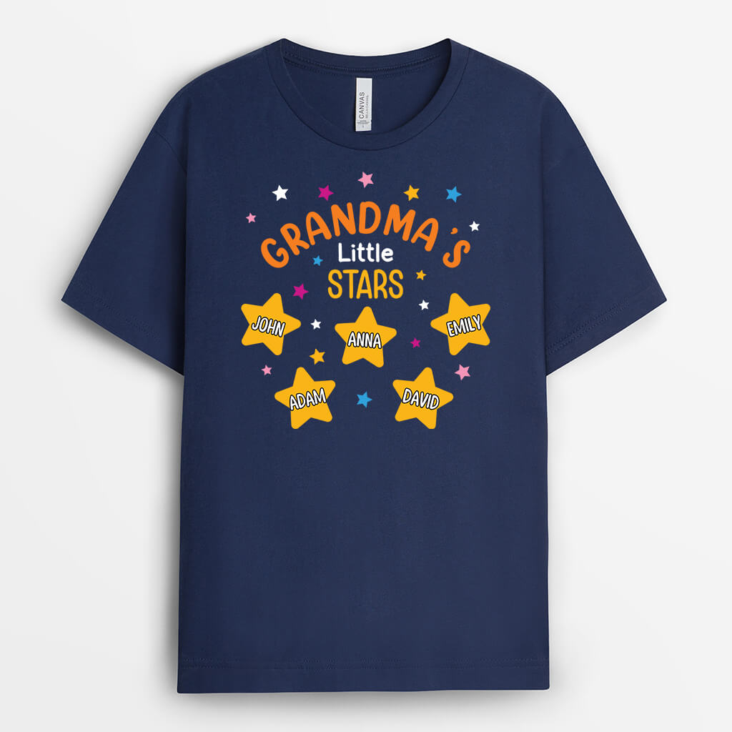 Grandma's Little Stars Shirt - Custom Gifts for Grandma