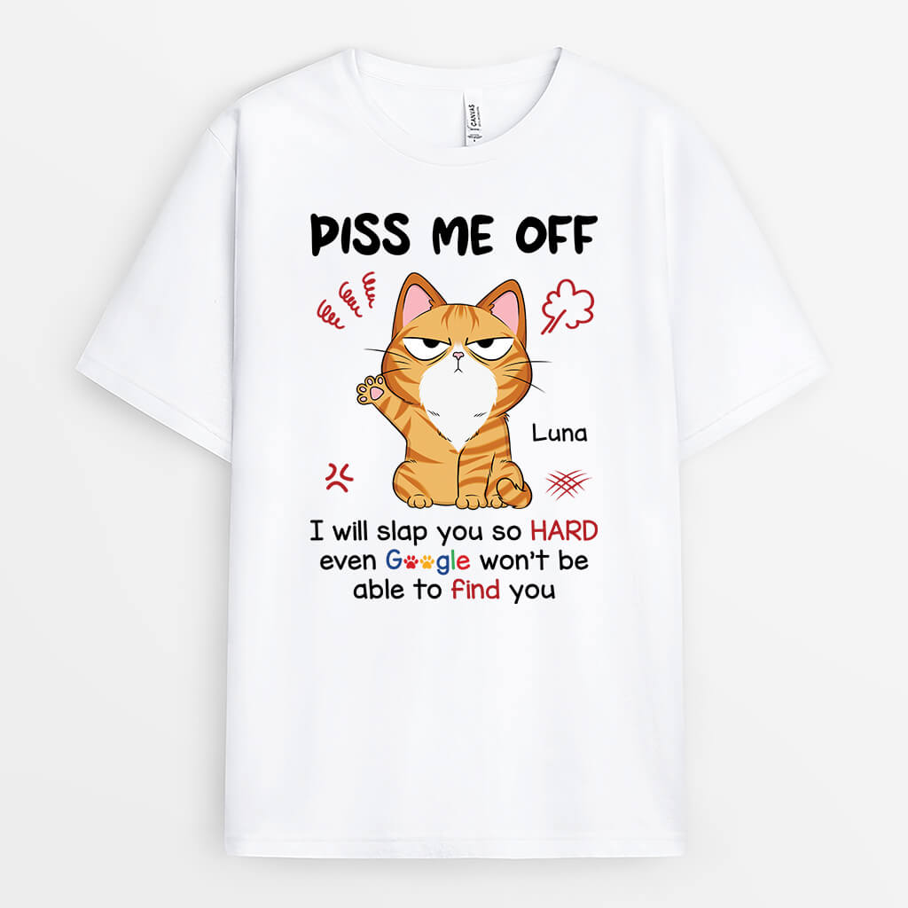 Funny Personalized Gifts for Cat Lovers - Personalized Cat Shirts