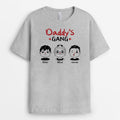 Personalized Grandpa/Daddy's Gang With Kids T-shirt