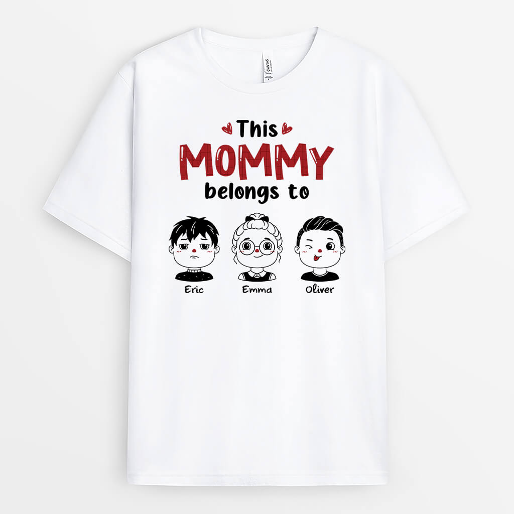 This Dad Belongs To Shirt - Personalized Gifts for Dad