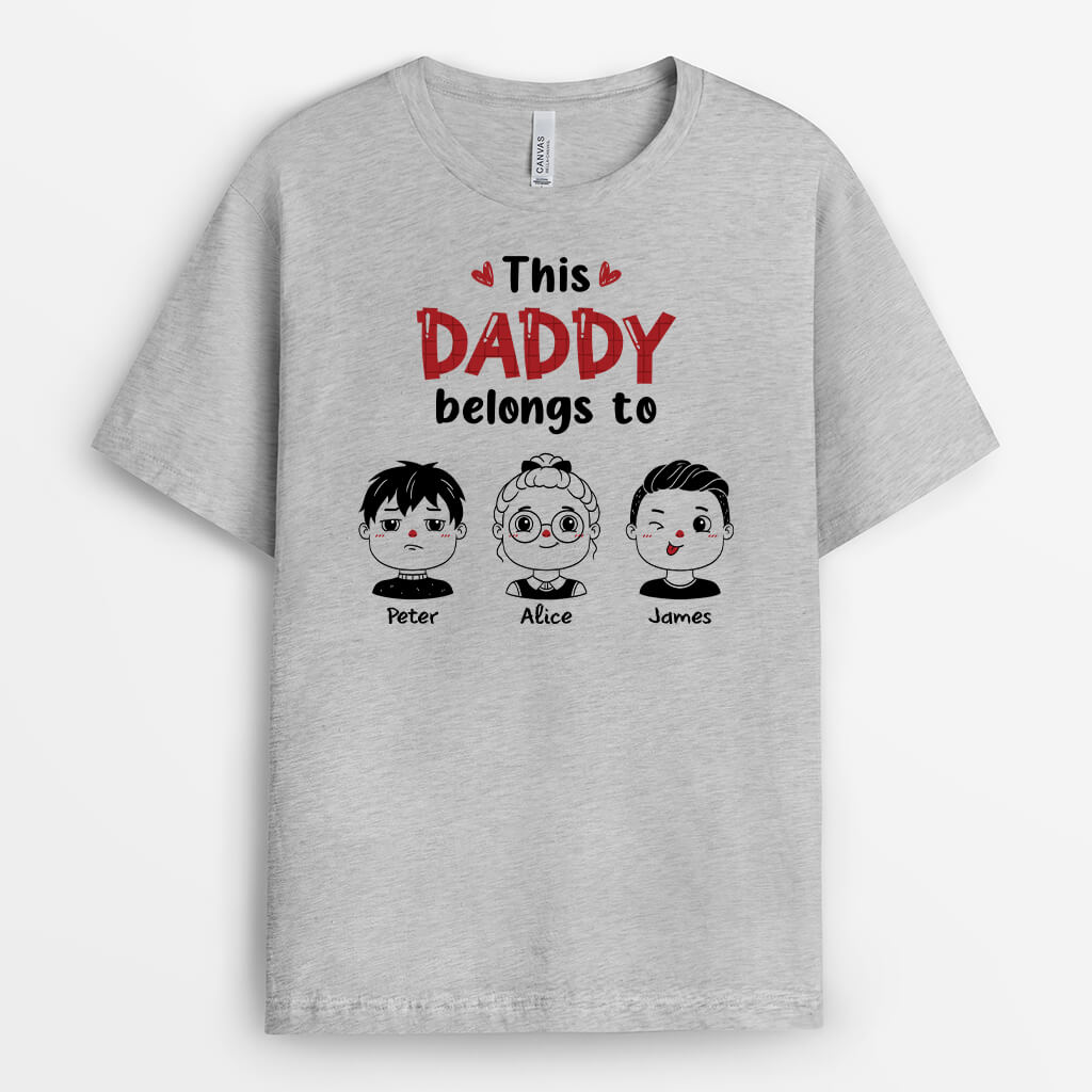 This Mommy/Grandma Belongs To - Personalized T-Shirt - Gift for Mom