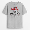This Dad Belongs To Shirt - Personalized Gifts for Dad