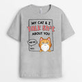 Personalized My Cat & I Talk Sh*t About You T-shirt
