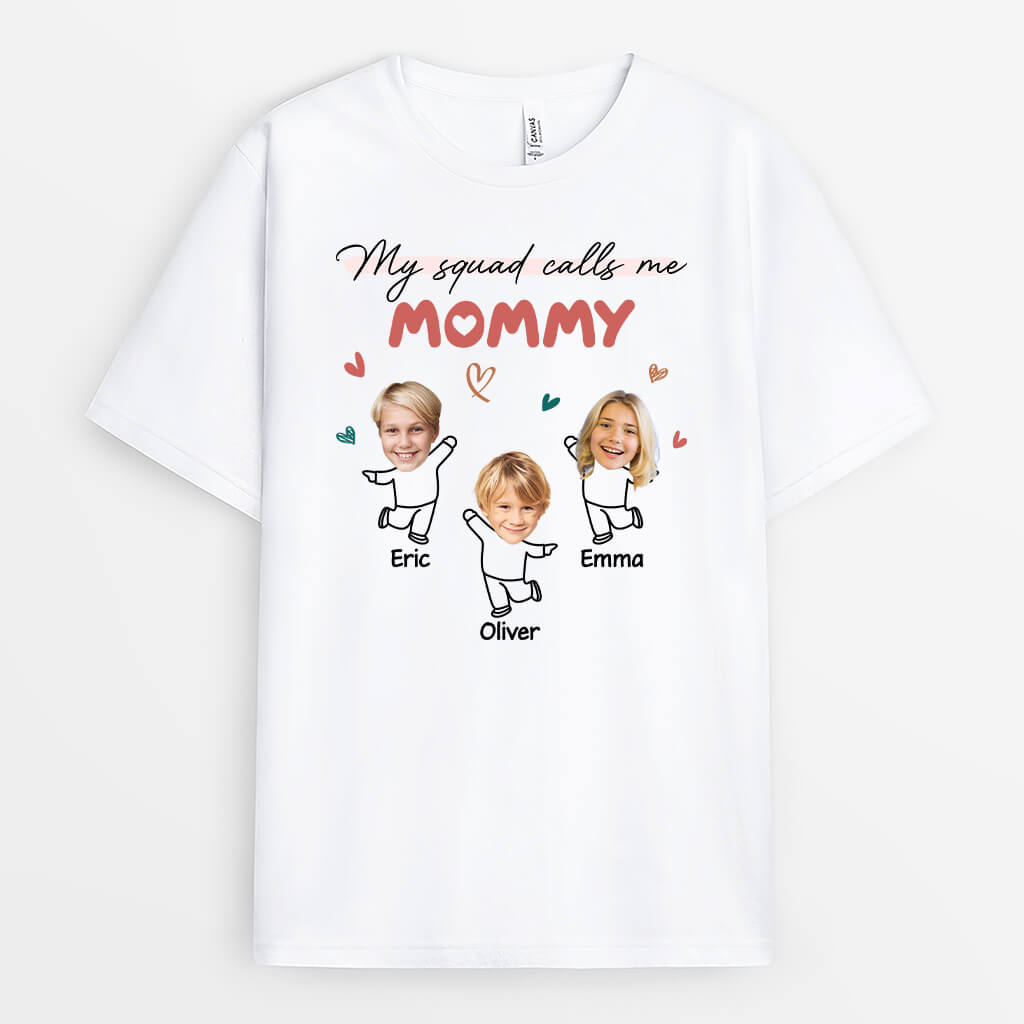 Personalized My Squad Calls Me Grandma/Mommy T-shirt