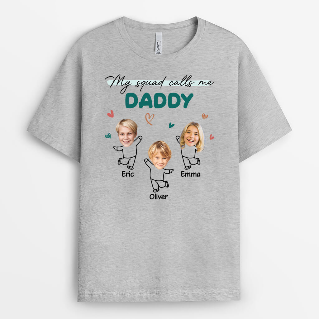 Personalized My Squad Calls Me Grandma/Mommy T-shirt