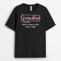 Personalized Grandma With Kids Names T-shirt