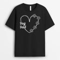 Dog Mom/Cat Mom Heart T-shirt - Personalized Pet Apparel for Humans