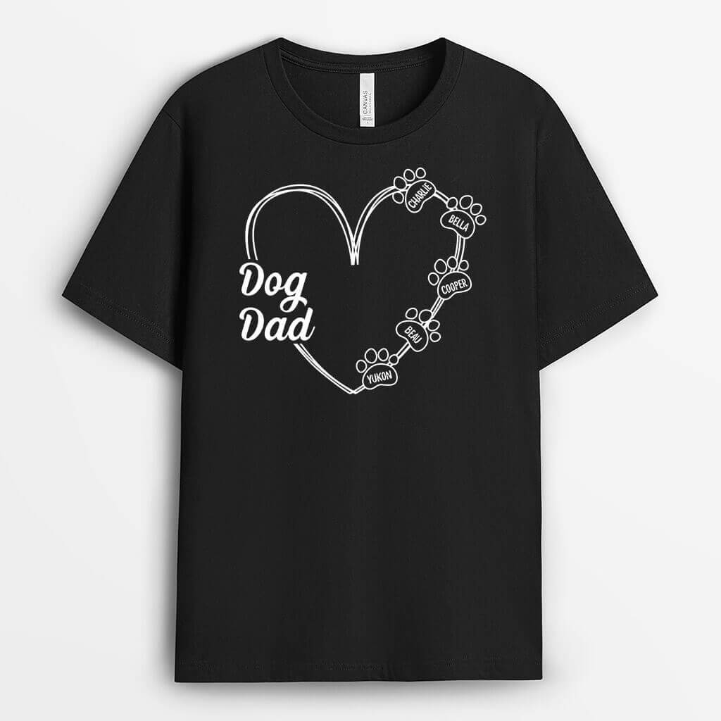 Dog Mom/Cat Mom Heart T-shirt - Personalized Pet Apparel for Humans