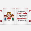 Personalized Being A Mommy Is An Honor Being A Grandma Is Priceless Mug