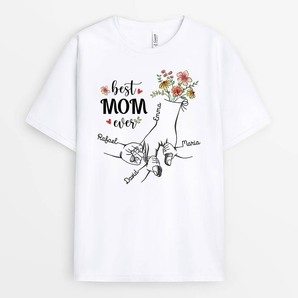 Personalized Best Mom Ever T-shirt
