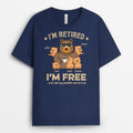 Personalized I'm Free To Do What My Kids Want Me To Do Dad Version T-shirt