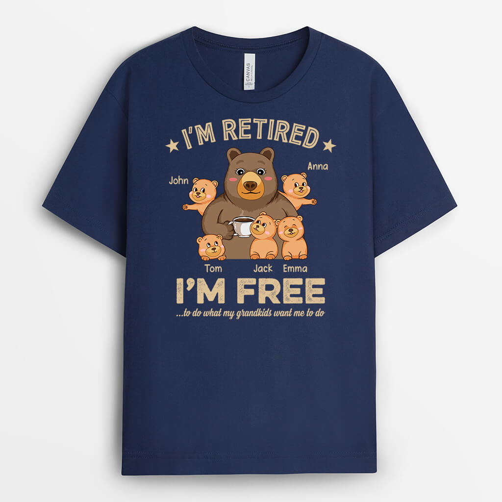 Personalized I'm Free To Do What My Kids Want Me To Do Mom Version T-shirt