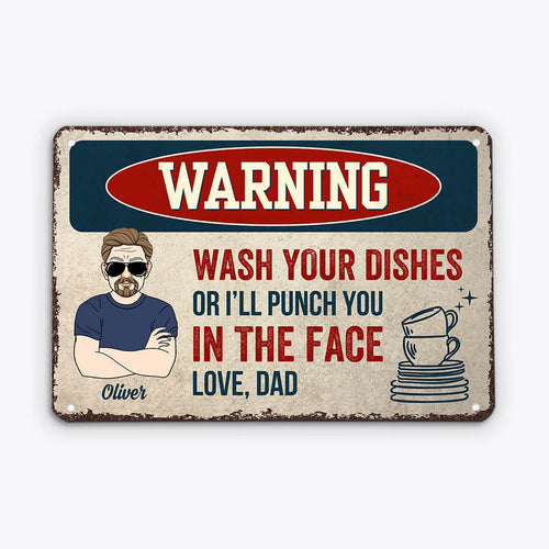 Funny Personalized Gifts for Parents - Custom Metal Signs